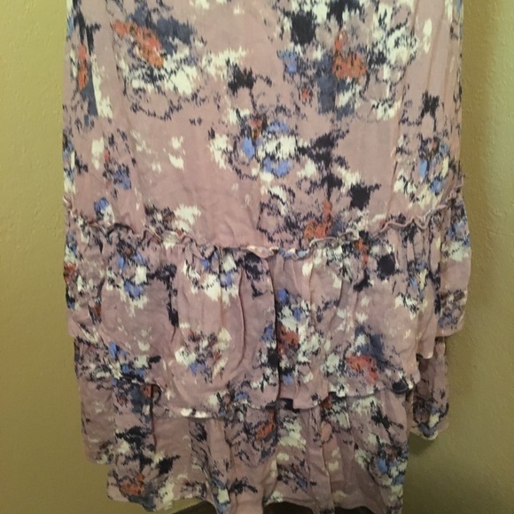 Lush Pink Abstract Floral Dress - Picture 3 of 8